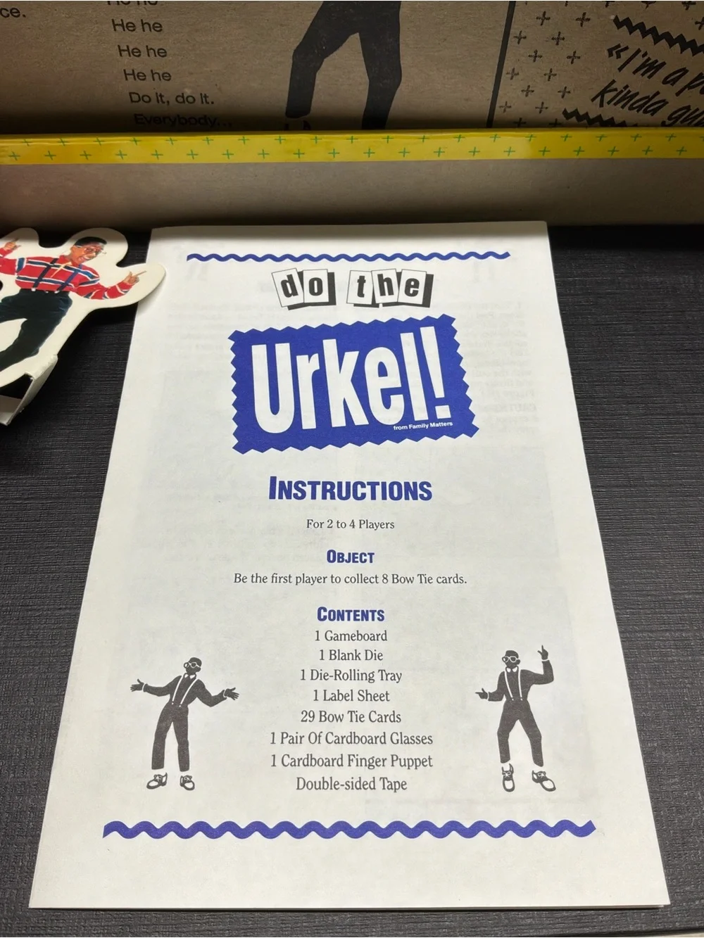 Milton Bradley Do the Urkel! Party Game - Yellow